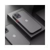 Husa iPhone 15 Pro, Plastic Dur cu protectie camera, Negru
